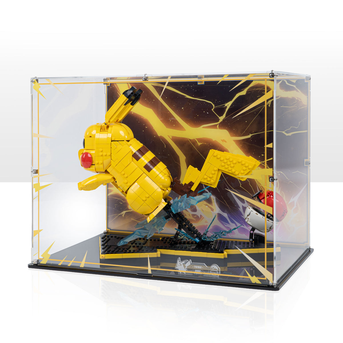 Display Case for LEGO Pokémon Pikachu and Poké Ball 72152 — Wicked
