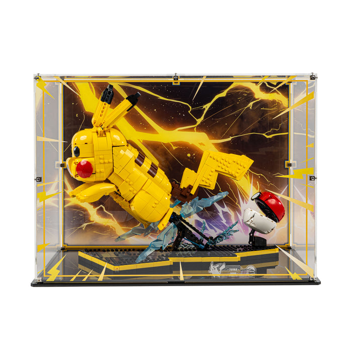 Display Case for LEGO® Pokémon™: Pikachu and Poké Ball (72152)