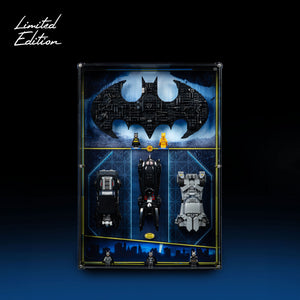 Limited Edition Wall Mounted Display Case for LEGO® Batman™ Logo & Cars (76330) (76332) (76333) (76331)