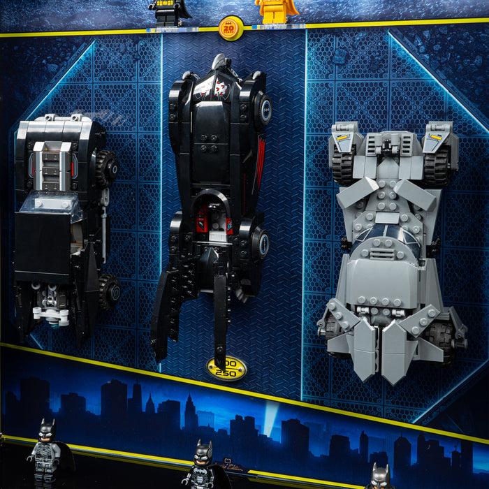 Limited Edition Wall Mounted Display Case for LEGO® Batman™ Logo & Cars (76330) (76332) (76333) (76331)