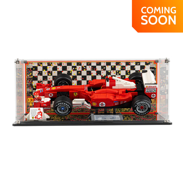 Display Case for LEGO® Icons: Ferrari F2004 & Michael Schumacher (11375)
