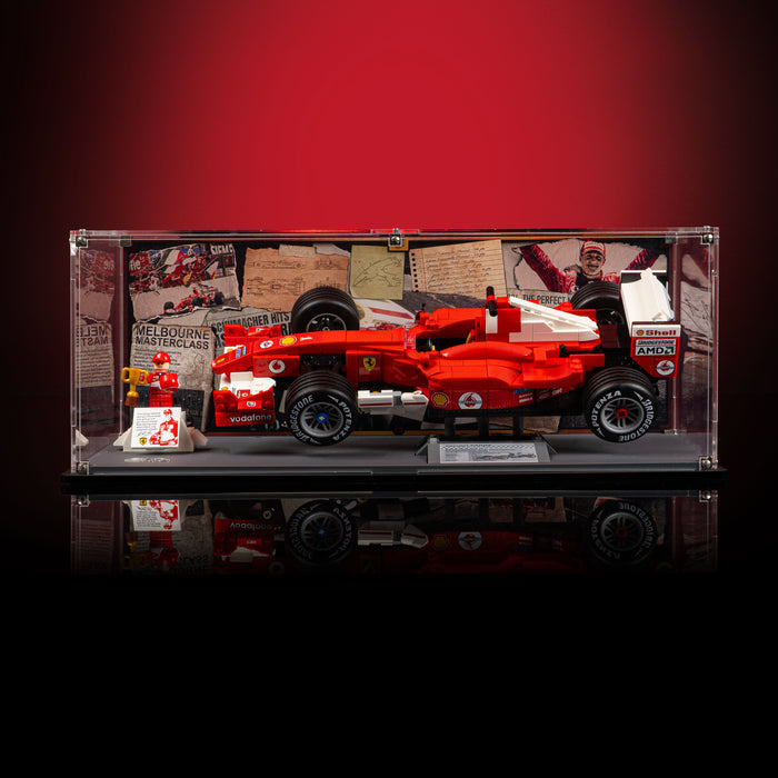 Limited Edition Display Case for LEGO® Icons: Ferrari F2004 & Michael Schumacher (11375)