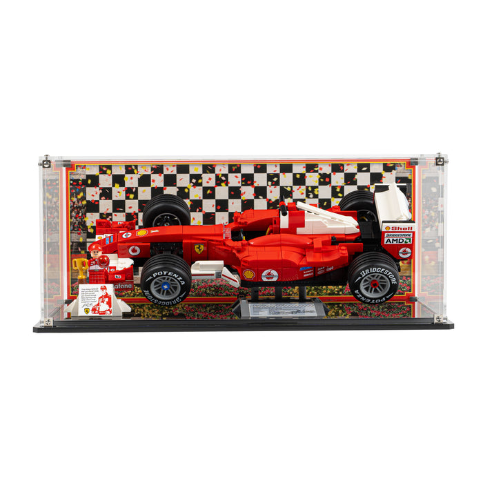 Display Case for LEGO® Icons: Ferrari F2004 & Michael Schumacher (11375)