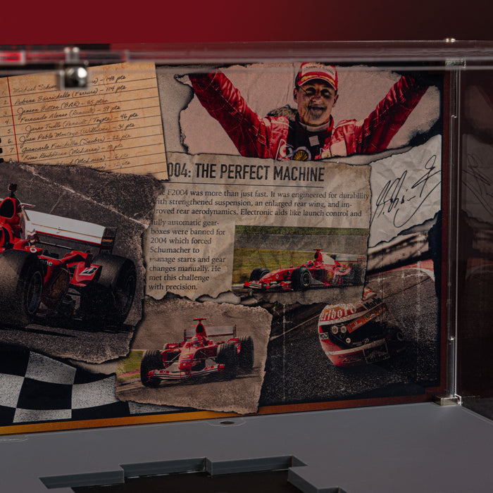 Limited Edition Display Case for LEGO® Icons: Ferrari F2004 & Michael Schumacher (11375)