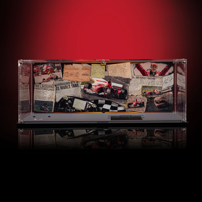 Limited Edition Display Case for LEGO® Icons: Ferrari F2004 & Michael Schumacher (11375)