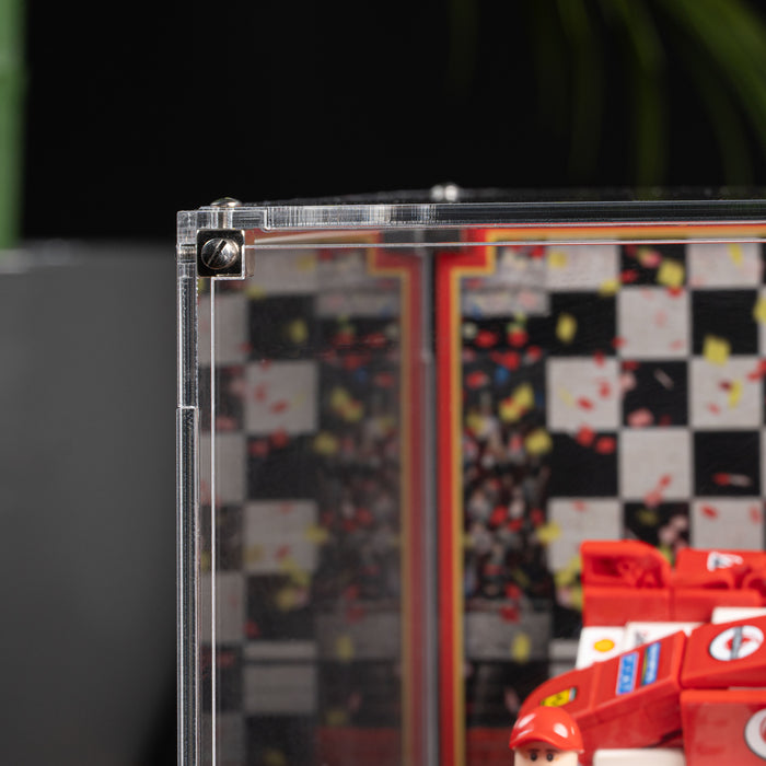 Display Case for LEGO® Icons: Ferrari F2004 & Michael Schumacher (11375)