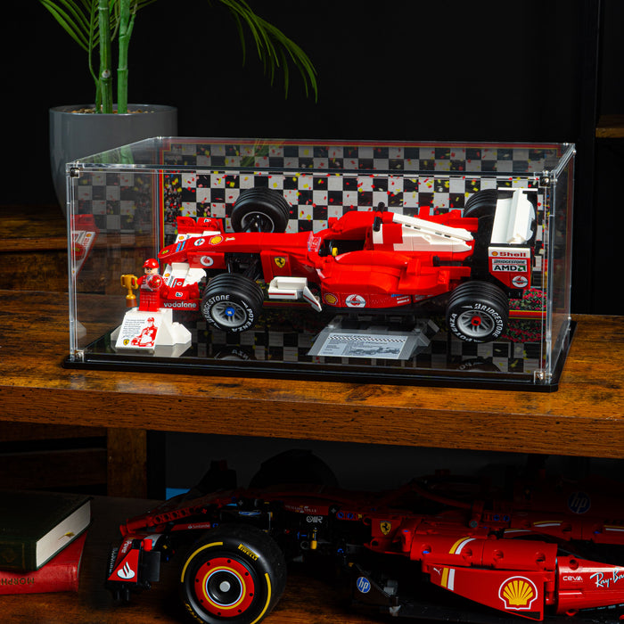Display Case for LEGO® Icons: Ferrari F2004 & Michael Schumacher (11375)