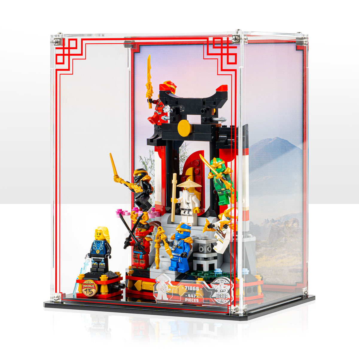 Display Case for LEGO Ninja Character Display 15th Anniversary