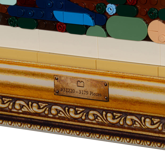 Wall Mounted Display Case for LEGO® Art: Claude Monet – Bridge over a Pond of Water Lilies (31220)