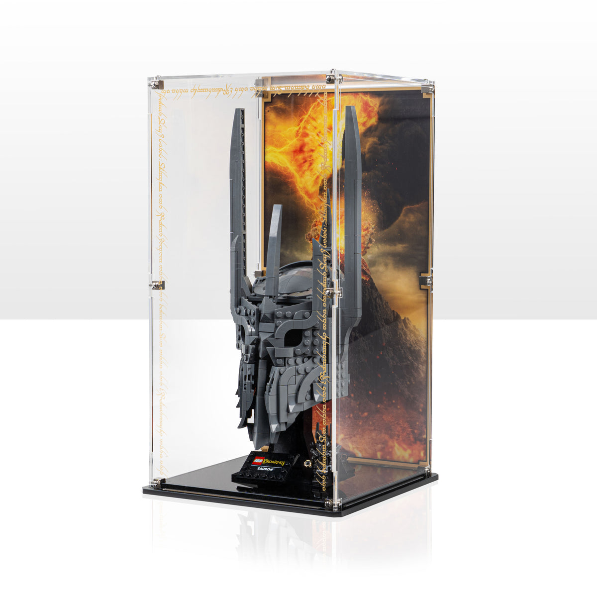 Display Case for LEGO The Lord of the Rings Sauron's Helmet 11373