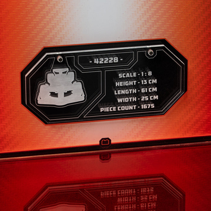 Limited Edition Wall Mounted Display Case for LEGO® Technic McLaren MCL39 F1® Car (42228)