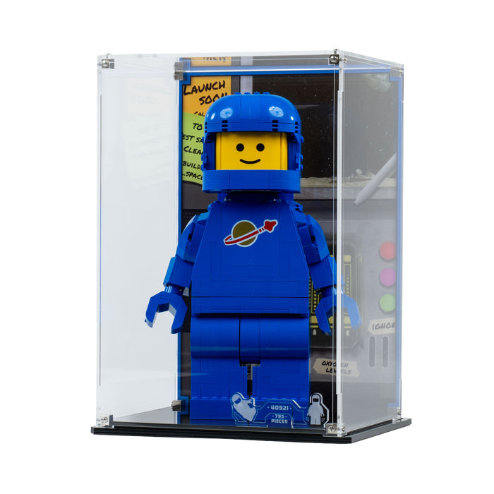 Display Case for LEGO® Up-Scaled Blue Astronaut Minifigure (40921)