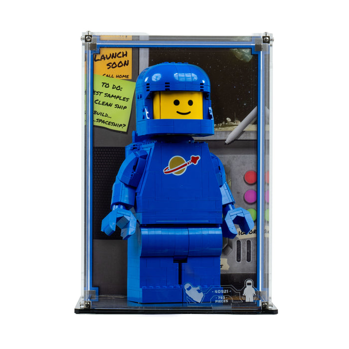 Display Case for LEGO® Up-Scaled Blue Astronaut Minifigure (40921)