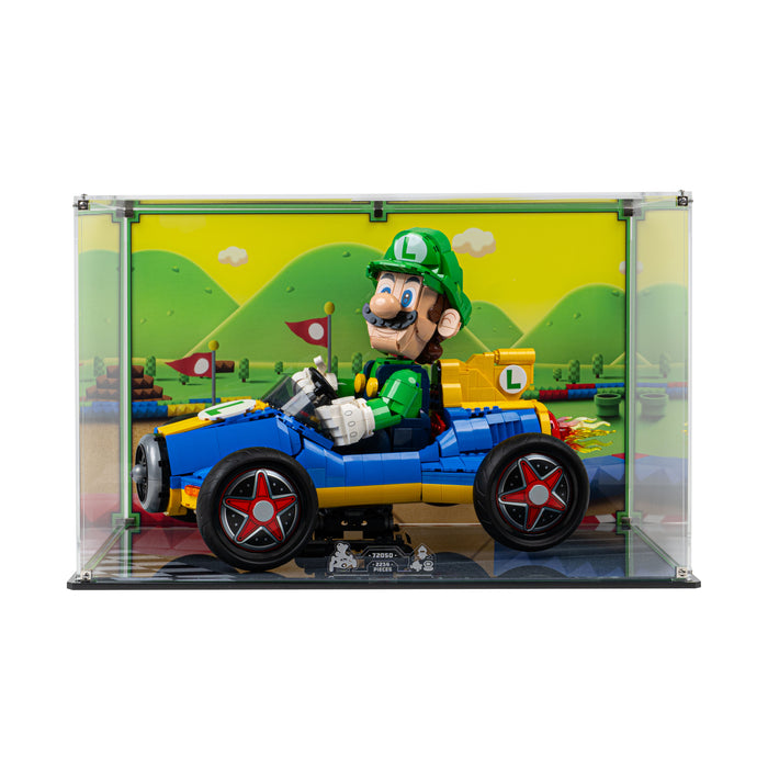 Display Case for LEGO® Mario Kart™ Luigi & Mach 8 (72050)