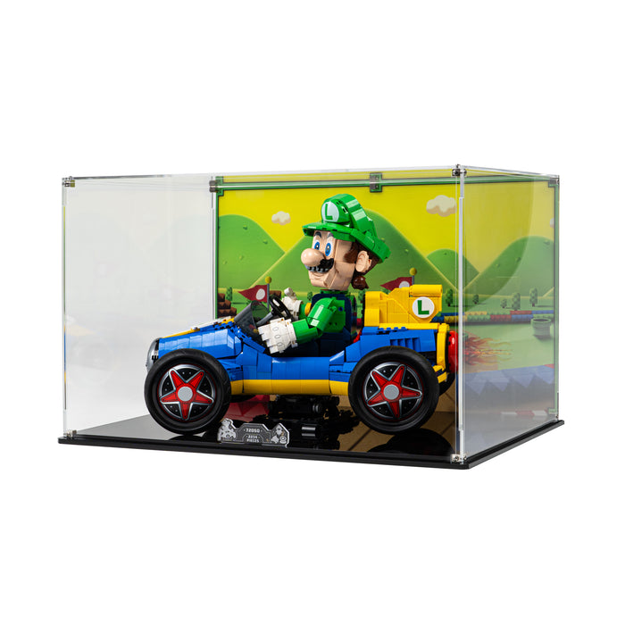 Display Case for LEGO® Mario Kart™ Luigi & Mach 8 (72050)