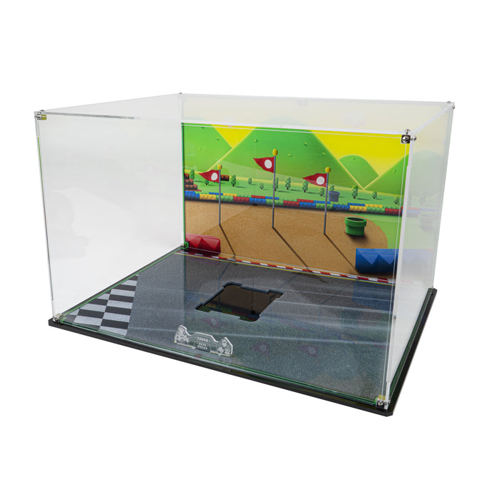Display Case for LEGO® Mario Kart™ Luigi & Mach 8 (72050)