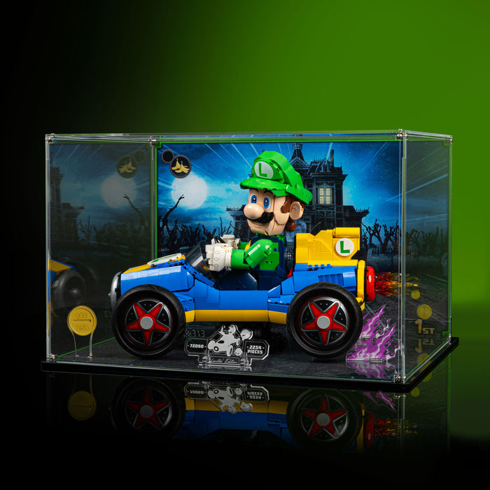 Limited Edition Display Case for LEGO® Mario Kart™ Luigi & Mach 8 (72050)