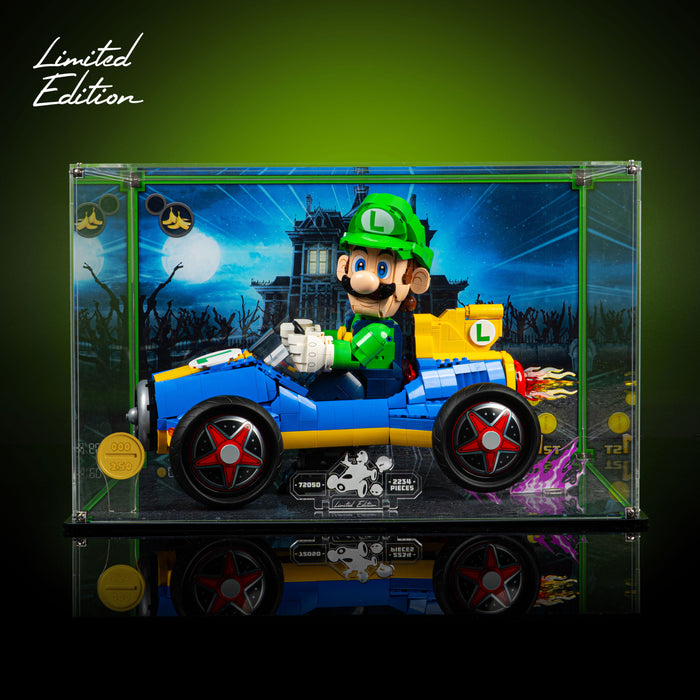 Limited Edition Display Case for LEGO® Mario Kart™ Luigi & Mach 8 (72050)