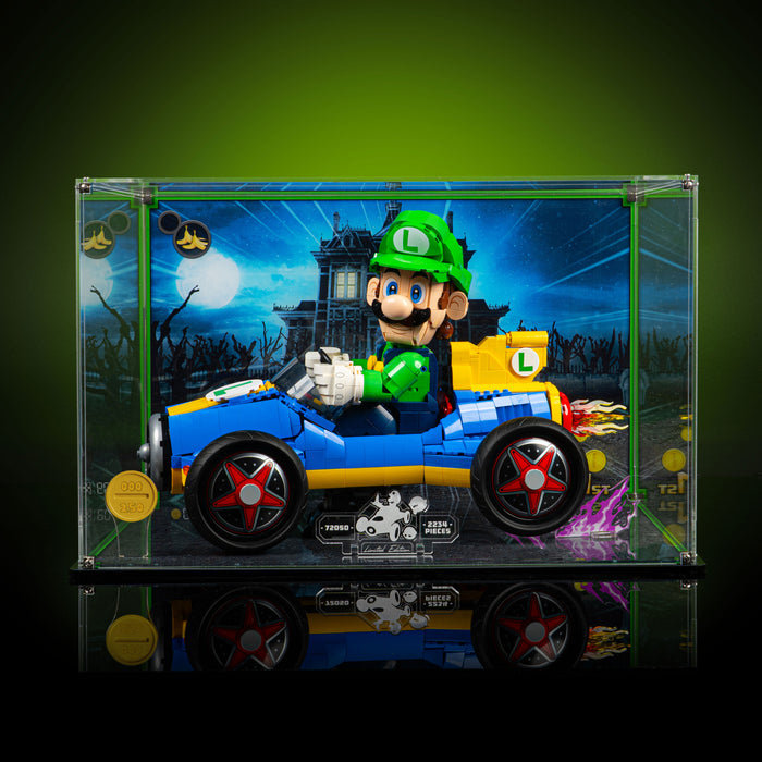 Limited Edition Display Case for LEGO® Mario Kart™ Luigi & Mach 8 (72050)