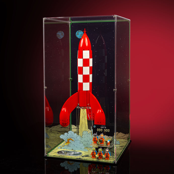 Limited Edition Display Case for LEGO® Ideas: Tintin® Moon Rocket (21367)