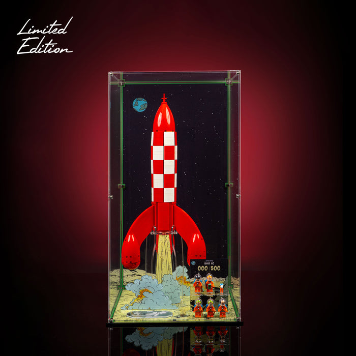 Limited Edition Display Case for LEGO® Ideas: Tintin® Moon Rocket (21367)