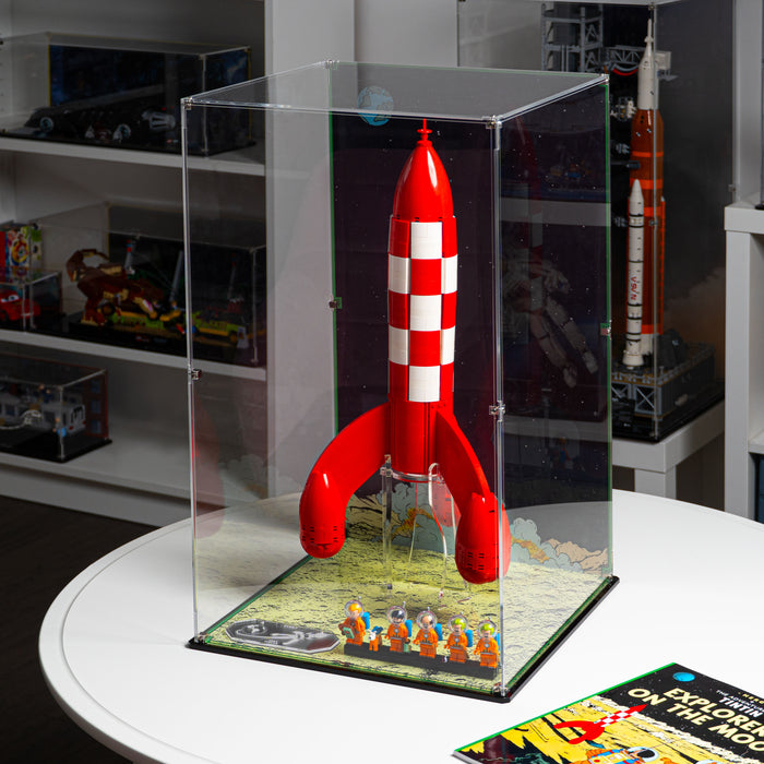 Display Case for LEGO® Ideas: Tintin® Moon Rocket (21367)