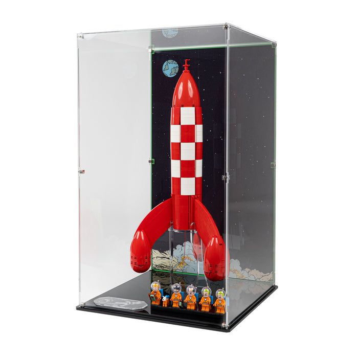 Display Case for LEGO® Ideas: Tintin® Moon Rocket (21367)