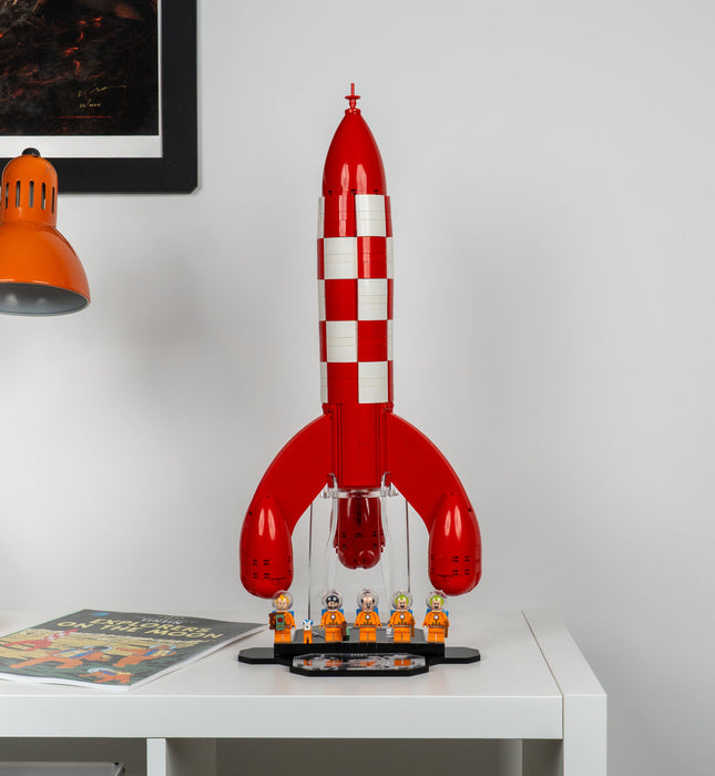 Display Stand for LEGO® Ideas: Tintin® Moon Rocket (21367)