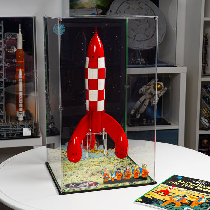 Display Case for LEGO® Ideas: Tintin® Moon Rocket (21367)
