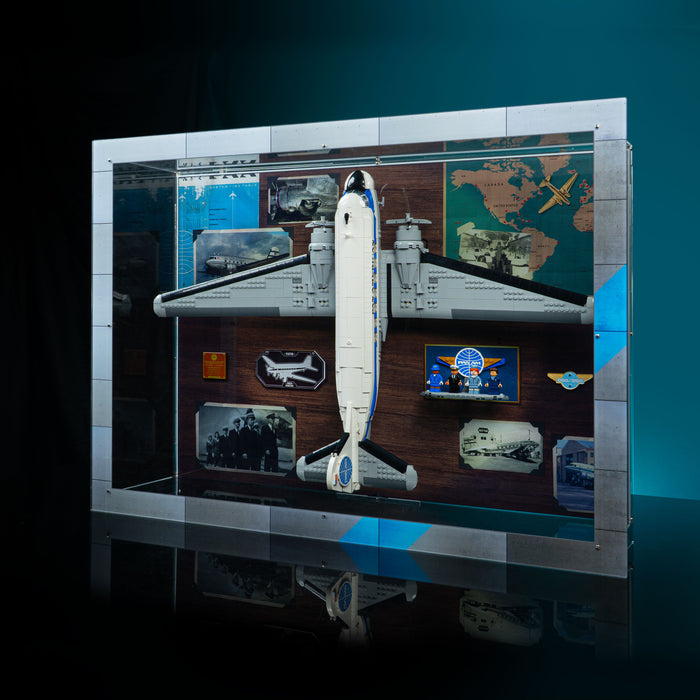 Limited Edition 2-in-1 Display Case for LEGO® Icons: Douglas™ DC-3™ PAN AM® Airliner (11378)