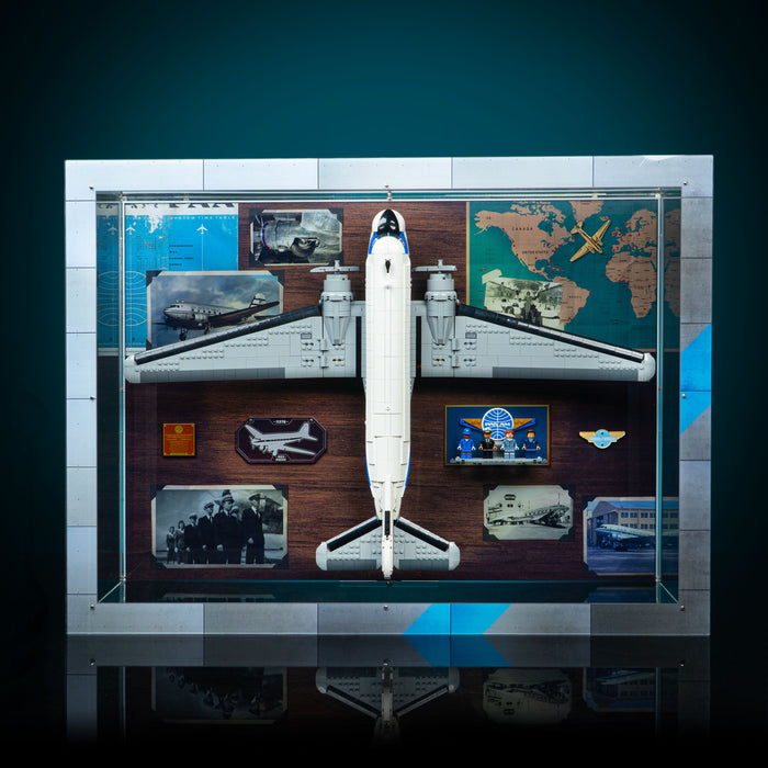 Limited Edition 2-in-1 Display Case for LEGO® Icons: Douglas™ DC-3™ PAN AM® Airliner (11378)