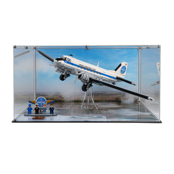 Display Case for LEGO® Icons: Douglas™ DC-3™ PAN AM® Airliner (11378)