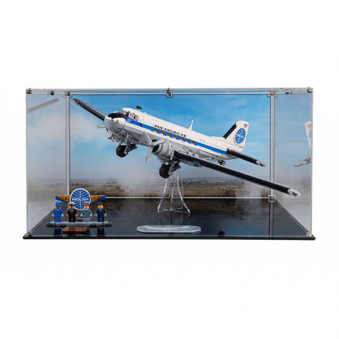 Display Case for LEGO® Icons: Douglas™ DC-3™ PAN AM® Airliner (11378)
