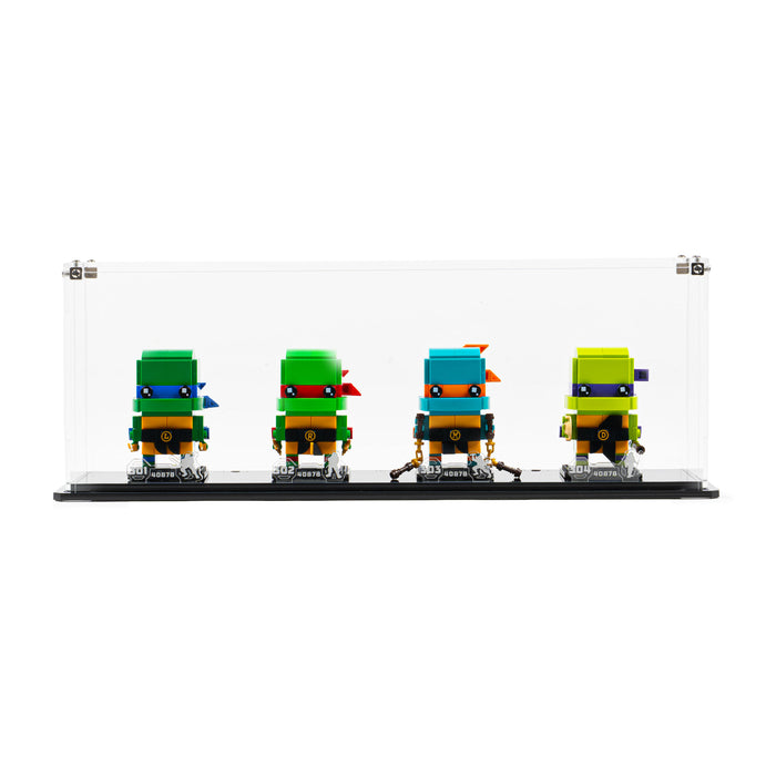 Display Case for LEGO® Brickheadz Teenage Mutant Ninja Turtles Figures (40878)