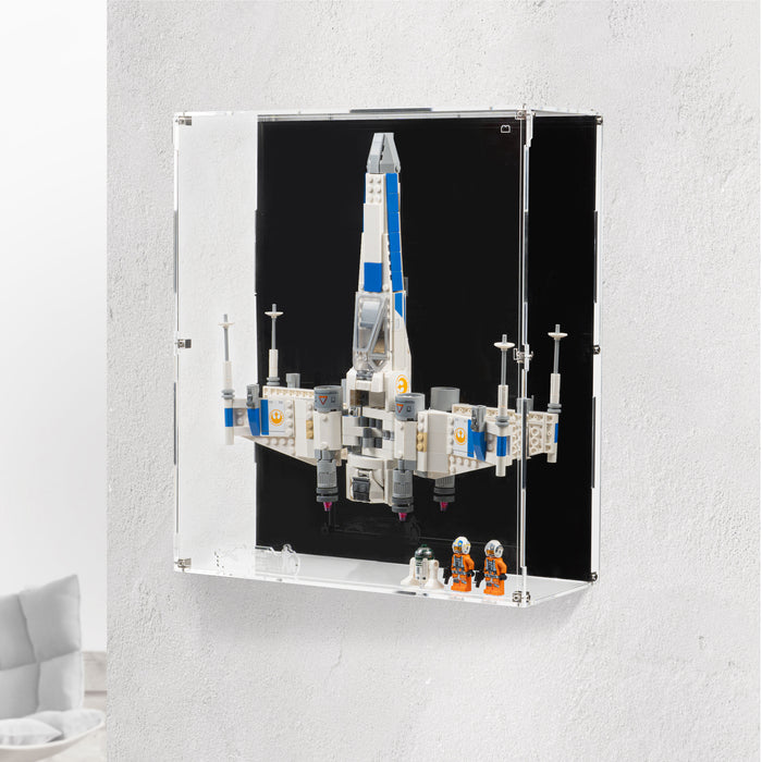 Wall Mountable Display Case for LEGO® Star Wars: New Republic X-Wing Starfighter™ (75460)