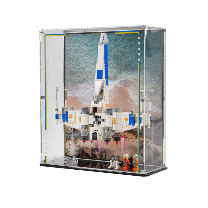 Wall Mountable Display Case for LEGO® Star Wars: New Republic X-Wing Starfighter™ (75460)