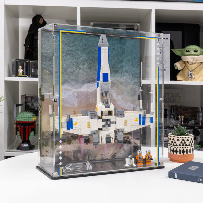 Wall Mountable Display Case for LEGO® Star Wars: New Republic X-Wing Starfighter™ (75460)