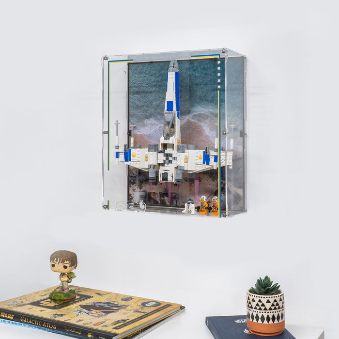Wall Mountable Display Case for LEGO® Star Wars: New Republic X-Wing Starfighter™ (75460)
