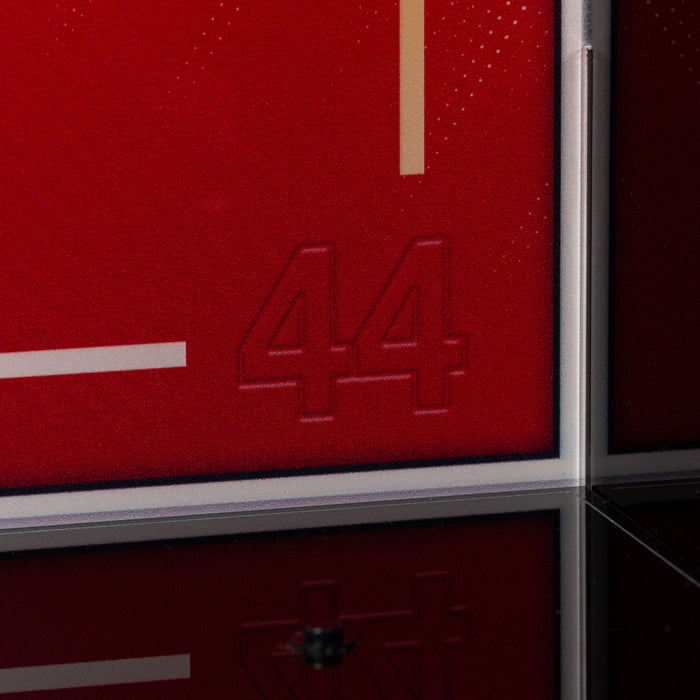 Limited Edition Display Case for LEGO® Editions: Scuderia Ferrari HP Lewis Hamilton (43022) & Charles Leclerc Helmets (43014)