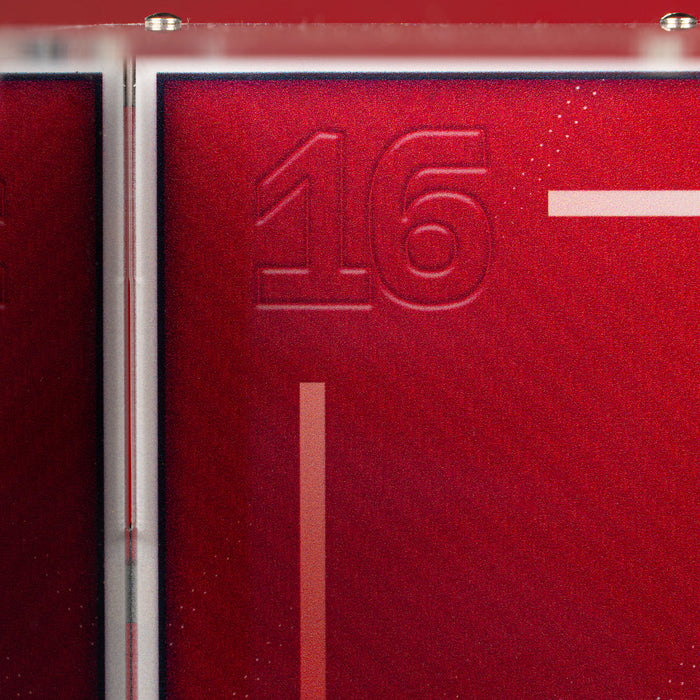 Limited Edition Display Case for LEGO® Editions: Scuderia Ferrari HP Lewis Hamilton (43022) & Charles Leclerc Helmets (43014)