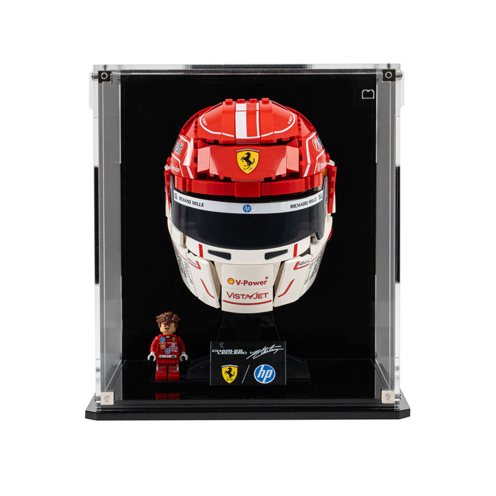 Wall Mountable Display Case for LEGO® Editions: Scuderia Ferrari HP Charles Leclerc Helmet (43014)