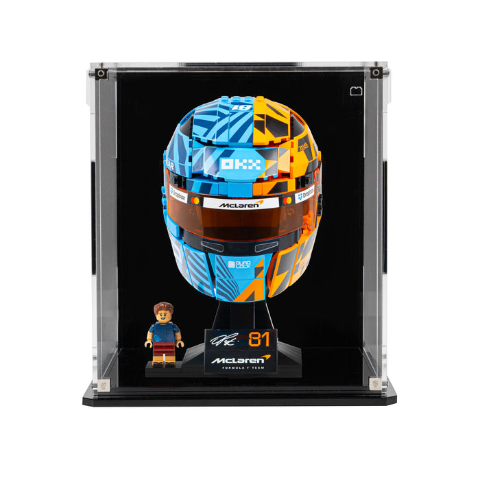 Wall Mountable Display Case for LEGO® Editions McLaren Mastercard F1® Team Oscar Piastri Helmet (43017)