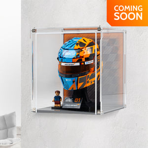 Wall Mountable Display Case for LEGO® Editions McLaren Mastercard F1® Team Oscar Piastri Helmet (43017)
