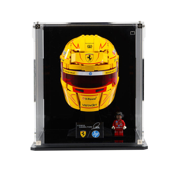 Wall Mountable Display Case for LEGO® Editions: Scuderia Ferrari HP Lewis Hamilton Helmet (43022)