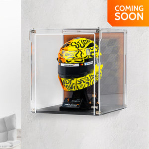 Wall Mountable Display Case for LEGO® Editions McLaren Mastercard F1® Team Lando Norris Helmet (43023)