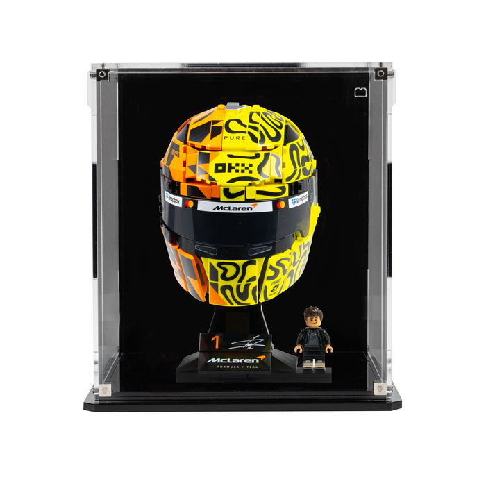 Wall Mountable Display Case for LEGO® Editions McLaren Mastercard F1® Team Lando Norris Helmet (43023)
