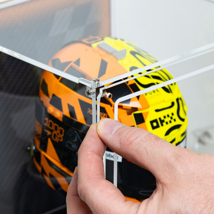 Wall Mountable Display Case for LEGO® Editions McLaren Mastercard F1® Team Lando Norris Helmet (43023)