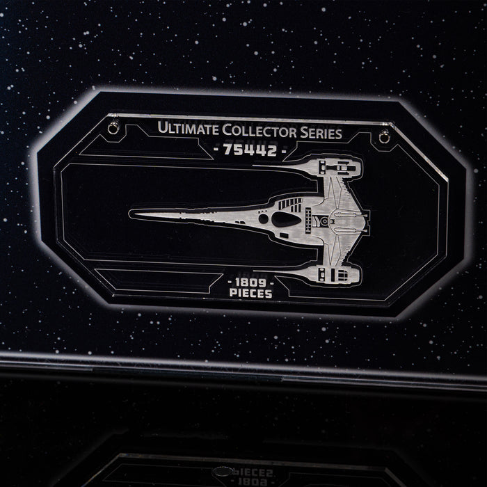 Limited Edition Wall Mountable Display Case for LEGO® Star Wars™ The Mandalorian's N-1 Starfighter™ (75442)