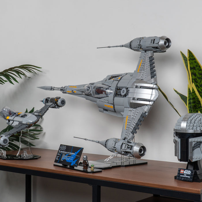 Display Stand for LEGO® Star Wars™ The Mandalorian's N-1 Starfighter™ (75442)