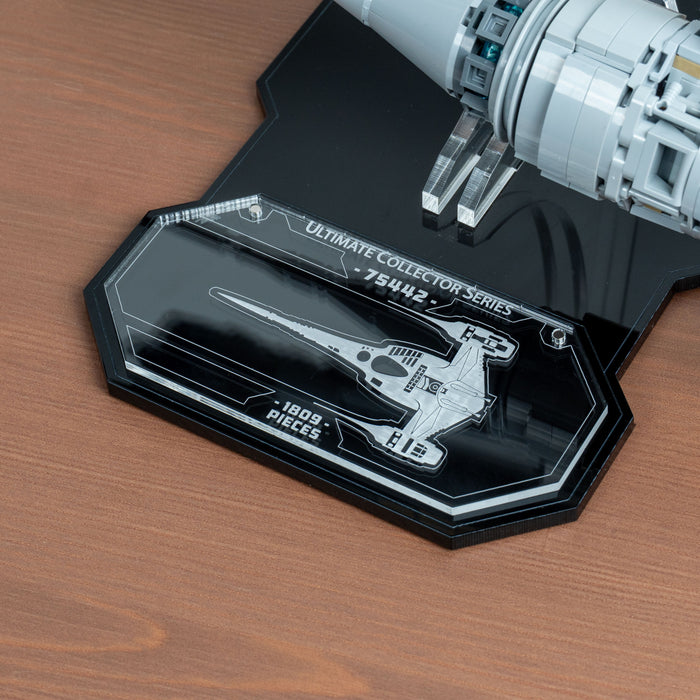 Display Stand for LEGO® Star Wars™ The Mandalorian's N-1 Starfighter™ (75442)